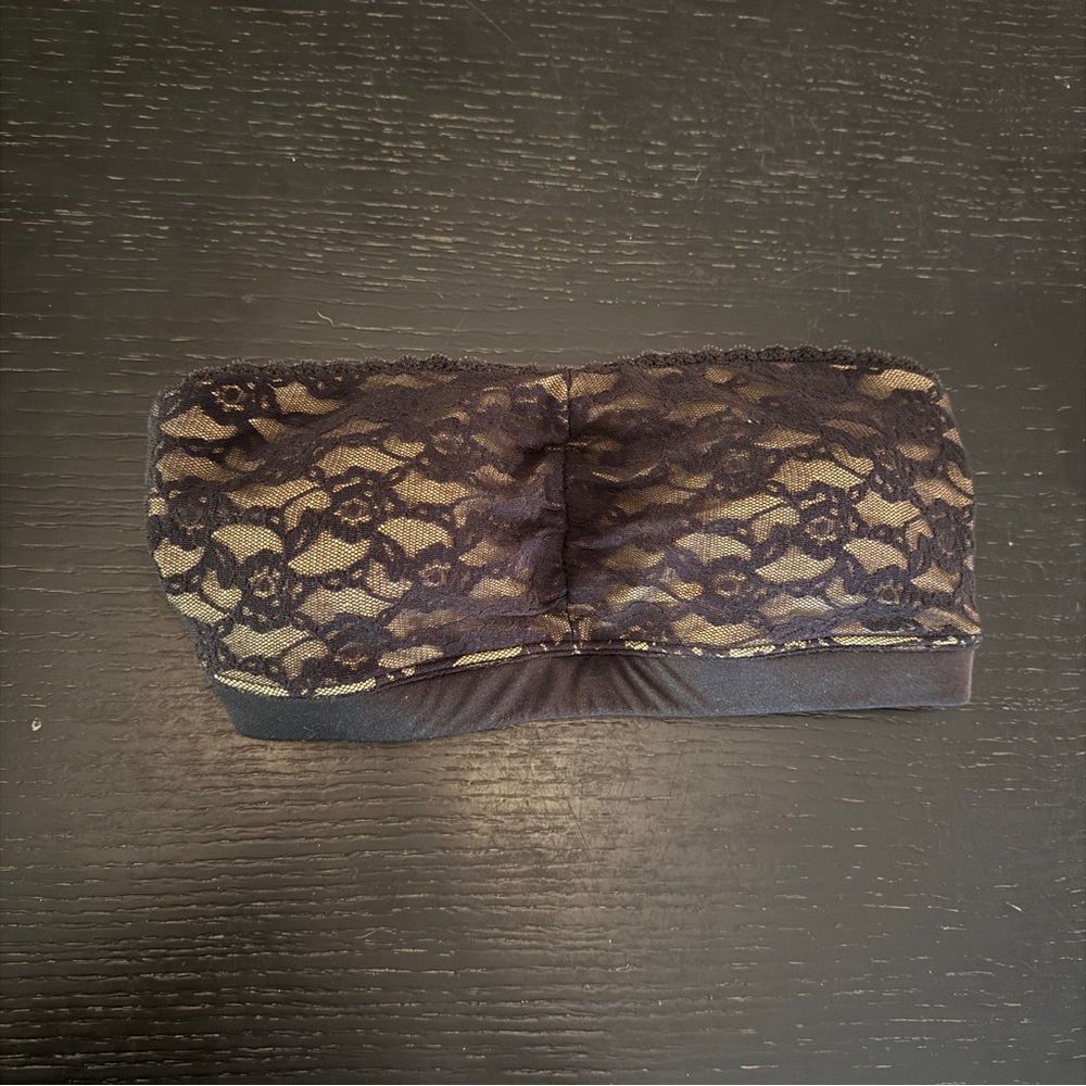 Boho Lace Bandeau - Black